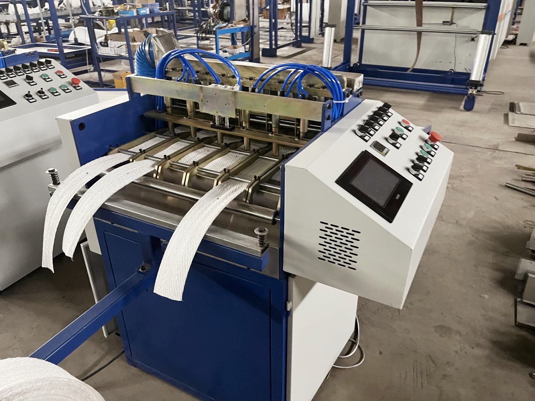 Jumbo Bag Belt webbing FIBC big bag loop Cutting Machine FIBC-6/8