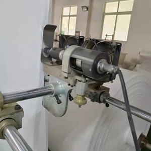 Ultrasonic cutting machine for pp woven fabric