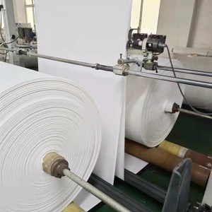 China Ultrasonic cutting machine for pp woven fabric factory and manufacturers | VYT