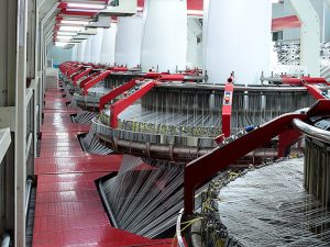 Dek Naveda Cirkla teksilo por Jumbo -Sako