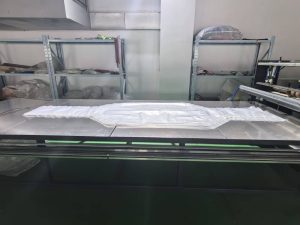 FIBC form fit bottle liner sealing cutting machine